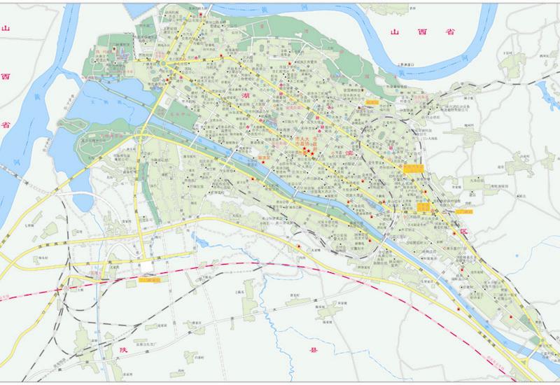崤函网 走进崤函 三门峡地图 >>浏览文章     三门峡市城区图